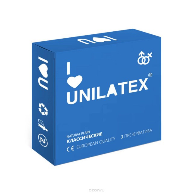 Презервативы &quot;Unilatex&quot; классика, 3шт 