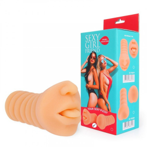Мастурбатор "Sexy Girl Friend" реалистичный ротик + гель "Sex Toys"